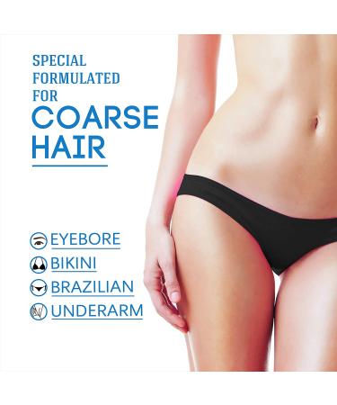 Waxing Kit for Women and Men with Strongest Blue Refill Hard Wax - At-Home Hair Removal for Underarms, Legs, Back, and Chest - Stripless Wax Warmer - Coarse Body Hair Removal - Buy Online on SooperMarket.com