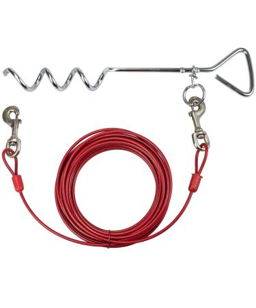 pets Camping Peg Dog Tether Lead Tie Down Screw Stake out cable Field Walking PE0201A from