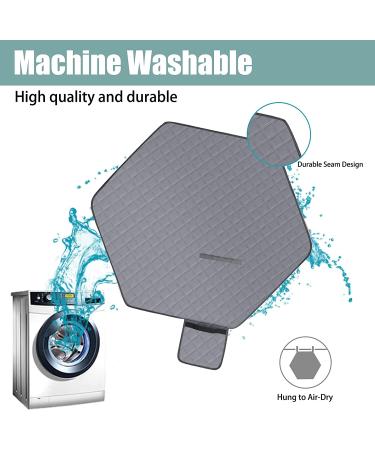 Zhilishu Hexagon Washable Liner | Portable Guinea Pig Playpen Pad | Super Absorbent & Waterproof | Anti-Slip | 47Inch (Pad Only) - Buy Online on SooperMarket.com