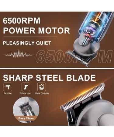 Hatteker Beard Trimmer for Men - Waterproof Electric Razor Cordless Hair Clippers & Grooming Kit for Mustache Nose Body & Facial Hair - Perfect Father's Day Gift - Buy Online on SooperMarket.com