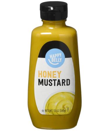 Amazon Brand - Happy Belly Honey Mustard, Kosher, 12 Ounce