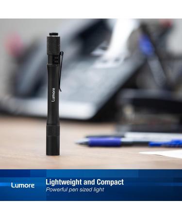Lumore Pen Flashlights - Durable Aircraft-Grade Aluminum, 100 Lumen Medical Lights (4 Pack) - Buy Online on SooperMarket.com