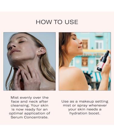 Odacit Face Serum & Anti-Aging Rose + Neroli Mist Hydrating Facial Spray for Balanced Skin | 1.69 fl. oz - Buy Online on SooperMarket.com