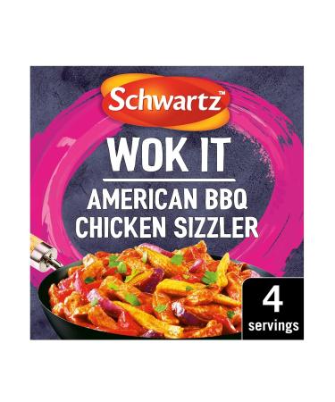 Schwartz Wok It American BBQ Chicken Sizzler 35g