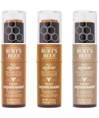 Burt's Bees Opal Mist All Aglow Highlighter Stick 0.32oz - Natural Radiant Glow - Buy Online on SooperMarket.com