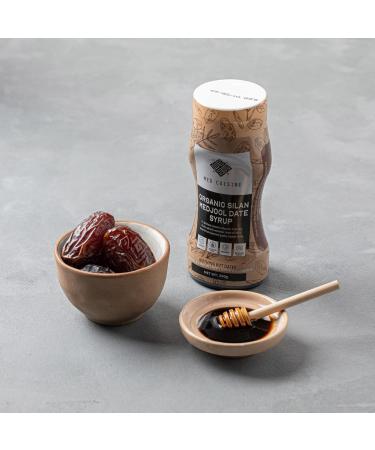 Med Cuisine Organic Silan Dates Syrup 350GR - 100% Pure & Natural Sugar-Free Dates Syrup - Vegan Paleo-Friendly Non-GMO & Gluten-Free Coffee Syrup- Squeeze Bottle 350 g (Pack of 1) - Buy Online on SooperMarket.com