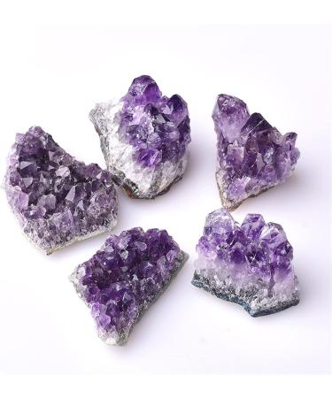 1PC Natural Amethyst Crystal Cluster Quartz Raw Crystals Stone Decoration Ornament Purple Stone Ore 1PC Random Delivery - Buy Online on SooperMarket.com