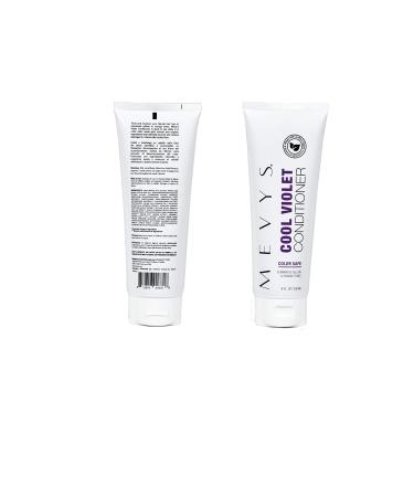 Cool Violet Conditioner Color Safe 8 Oz Hair Conditioner for Blonde Platinum Bleach Silver Ash Brassy Hair Color Safe Conditioner Sulfate Free for Dry Damage Hair Purple Conditioner