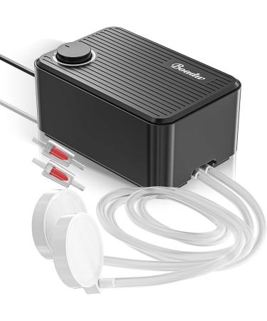 Boadw Quietest Aquarium Air Pump - 8W Adjustable Oxygen Pump for Up to 600 Liters 40dB All Accessories Included - International Shipping Available - Buy Online on SooperMarket.com