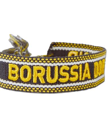 Shop BVB Fabric Bracelet - Adjustable Size 1.8cm Wide - Premium Polyester | International Shipping - Buy Online on SooperMarket.com