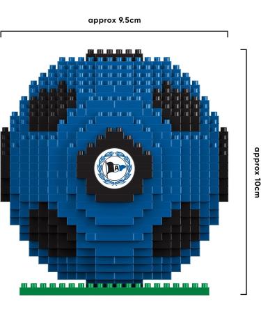 FOCO Arminia Bielefeld FC BRXLZ 3D Football Building Set - Official Licensed Product | Perfect Gift for Fans - Buy Online on SooperMarket.com