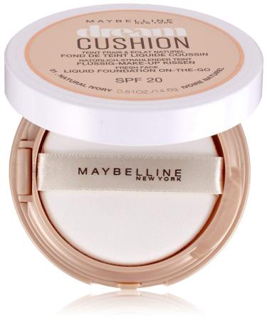 Maybelline New York Dream Cushion No. 1 Natural Ivory 1 pack (1 x 15 g) 1 Natural Ivory 30 ml (1 pack)