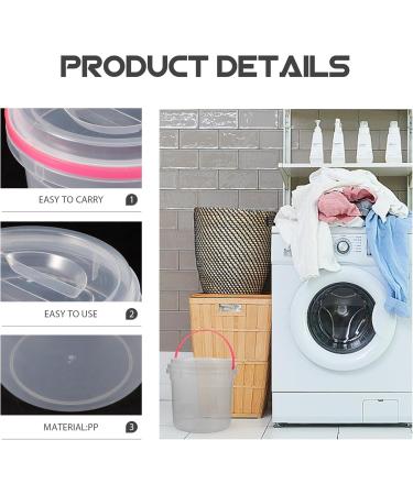ORFOFE Washing Bucket Laundry Beads Laundry Room Bucket Plastic Containers Laundry Bucket Pp - Buy Online on SooperMarket.com