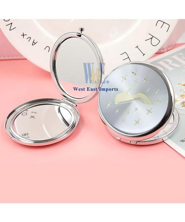 Cinderella High Heel Shoe Compact Mirror Favor 12PCS - Perfect Quinceanera/Sweet 16 Gift (Silver) - Buy Online on SooperMarket.com