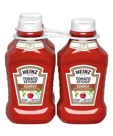 Heinz Simply Heinz Tomato Ketchup - 3 Pack (44 oz each) - Buy Online on SooperMarket.com