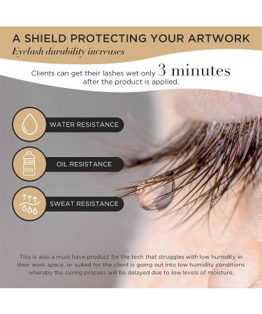 LASHVIEW Lash Bonder for Eyelash Extensions - Accelerator Glue Sealer for Longer Retention - Water Oil Proof - Increase Lash Adhesion by 30% - 15ml - Buy Online on SooperMarket.com