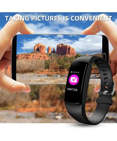PUBU Fitness Tracker | Heart Rate Monitor Activity Tracker IP68 Waterproof | Sleep Monitor | Step Counter Pedometer | Health Exercise Watch for Women Men | Black - Buy Online on SooperMarket.com