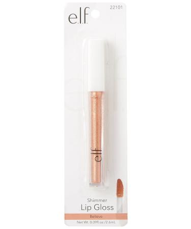 e.l.f. Shimmer Lip Gloss Believe 0.088 oz - Sparkle and Shine with this Gorgeous Lip Gloss - Buy Online on SooperMarket.com