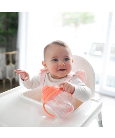 Dr. Brown's Milestones Baby's First Straw Cup Sippy Cup 6m+ Coral 9oz BPA Free - Buy Online on SooperMarket.com