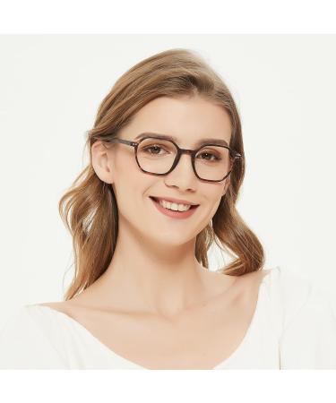 ZENOTTIC Blue Light Blocking Glasses - Hexagonal Tortoise Frames for Men & Women Anti-Blue Ray Computer Eyewear 1.5x Magnification - Buy Online on SooperMarket.com