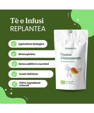 Breastfeeding Tea Organic 100g (50 Cups) | Fenugreek Tea for Nursing and Lactation Caffeine Free REPLANTEA - Buy Online on SooperMarket.com