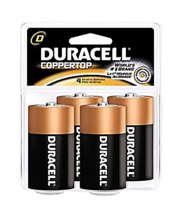 Duracell PGD MN1500B4Z Coppertop Retail Battery Alkaline AA Size (Pack of 4)