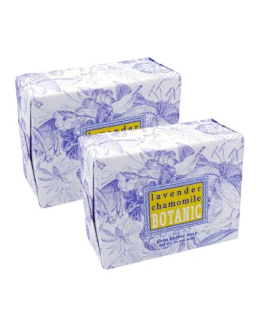Greenwich Bay Trading Co. Lavender Chamomile Soap - 10.5 oz Triple Milled Luxury Bars Set of 2