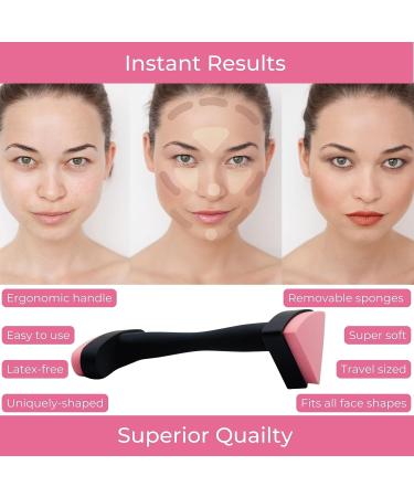Contouring & Highlighting Make-up Stamp | Perfect Contour Tool for Powder, Liquid, & Cream | Contour Applicator for Flawless Results - Buy Online on SooperMarket.com
