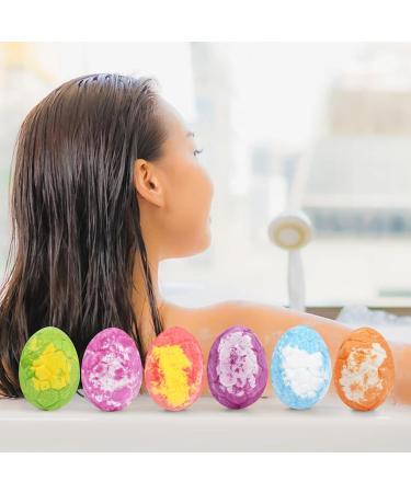 Dinosaur Egg Bath Bombs Set for Kids - 6 Large 100g Fizzies with Mini Toys - Perfect Easter, Christmas, Birthday Gift - Buy Online on SooperMarket.com
