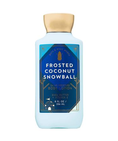 Bath and Body Works FROSTED COCONUT SNOWBALL Super Smooth Body Lotion 8 Fluid Ounce (2019 Edition)