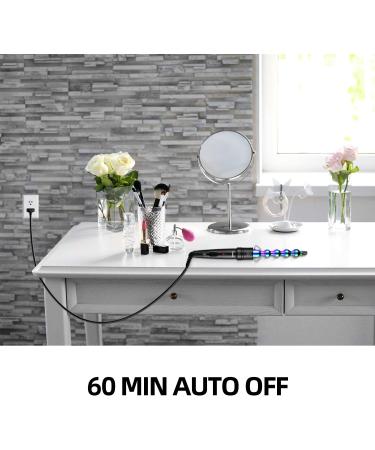 5 in 1 Curling Iron Wand Set Ohuhu Upgrade Curling Waver With 5Pcs 0.35 to 1.25 Inch Interchangeable Ceramic Barrels and Heat Protective Glove for Women Gifts Rainbow Color Idea for Gift - Buy Online on SooperMarket.com