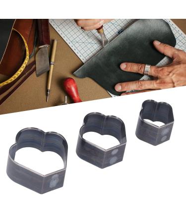Crown-Shaped Leather Dance Tool Set - 3-Part Craft Punching Equipment | Alloyed Steel 1-Hole Hollow Punch - Buy Online on SooperMarket.com
