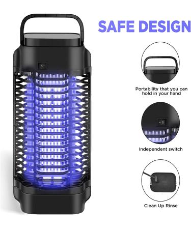 Bug Zapper - Powerful Electric Mosquito Zapper Fly Killer for Indoor-4200V Metal Mesh  Insect Fly Trap Indoor Mosquito Killer for Home  Garden  Patio  Backyard(18W) 18W-INDOOR - Buy Online on SooperMarket.com