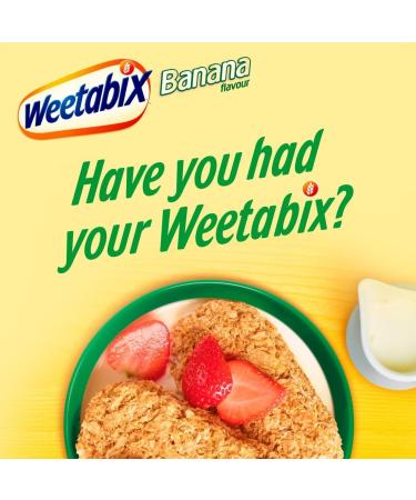 Wholegrain Wheat Biscuits Bundle which Contains Weetabix Banana Cereal Biscuits 24 Per Pack - Pack of 2 with Grocery List Card - Buy Online on SooperMarket.com