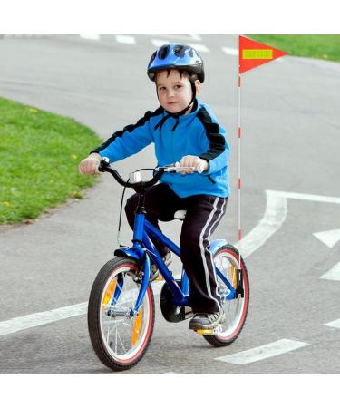 Buy GREVOSEA Reflective Bicycle Flag - 4 ft High Visibility Safety Flag for Children | Includes 5 Rods | Ideal for Outdoor Cycling - Buy Online on SooperMarket.com