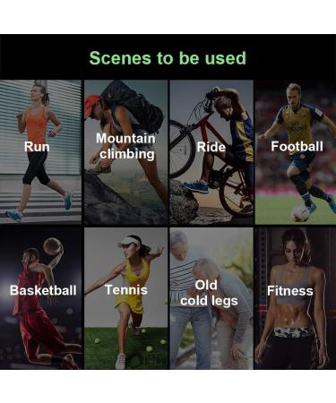 PISIQI Double Large Knee Compression Sleeves - Support & Protection for Basketball, Volleyball, Football & Snowboarding - Buy Online on SooperMarket.com