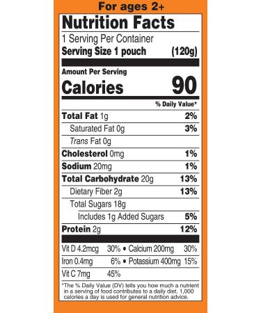 Earth's Best Organic Sesame Street Toddler Fruit Yogurt Smoothie - Pineapple, Orange, and Banana - 4.2 oz. Pouch (Pack of 12) - Buy Online on SooperMarket.com