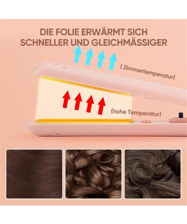 2024 Mini Dual-Purpose Curling Iron - Portable Cordless for All Hair Types | Best Travel Hair Styling Tool - Buy Online on SooperMarket.com