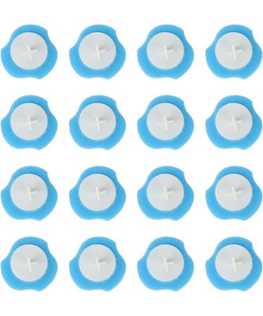 Disposable Toilet Brush Refills 16pcs Sponge Head Easily Clean Every Corner of Bathroom Water Soluble One Time Use Widely Use - Buy Online on SooperMarket.com