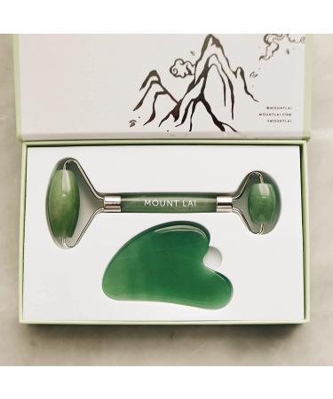 Mount Lai Jade Facial Spa Set - 2 Piece Skincare Set for Glowing Skin - Buy Online on SooperMarket.com