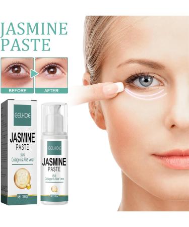 Jasmine Ointment for Dark Circles Active Jasmine Ointment Jasmine Ointment for Drooping Eyelids Active Jasmine Ointment With Collagen And Aloe Vera Jasmine Ointment Plus Jasmine Eye Cream 100ML - Buy Online on SooperMarket.com