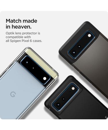 Spigen Pixel 6 Camera Lens Screen Protector - Black 2 Pack | Glas.tR Optik - Buy Online on SooperMarket.com