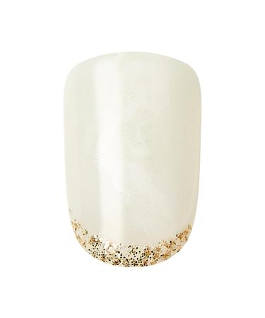 KISS imPRESS No Glue Mani Press On Nails - Chasing Stars Design Blue Short Squoval Shape 30 Nails + Accessories | International Shipping Available - Buy Online on SooperMarket.com