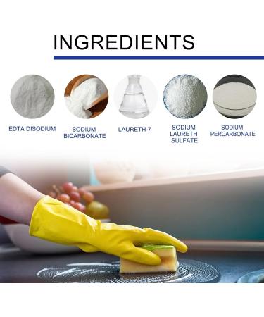 Super Strong Kitchen Cleaner Powder Powerful Kitchen All-Purpose Powder Cleaner Multifunctional Strong Cleaning Agent Stainless Steel Cleaning Powder Powder Foam Cleaner (2Pcs) - Buy Online on SooperMarket.com