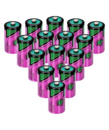 15 Pack TL-5902 Battery 1200mAh 3.6V for Tadiran TL-5902 Battery Replacement for ER14250 SL-350TL-5902/S TL-2150/S
