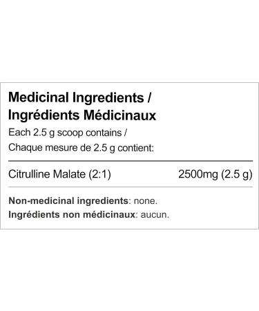 One Brand Nutrition L-Citrulline Malate Powder 100% PURE Vegan (500g) | 200 Servings - Buy Online on SooperMarket.com