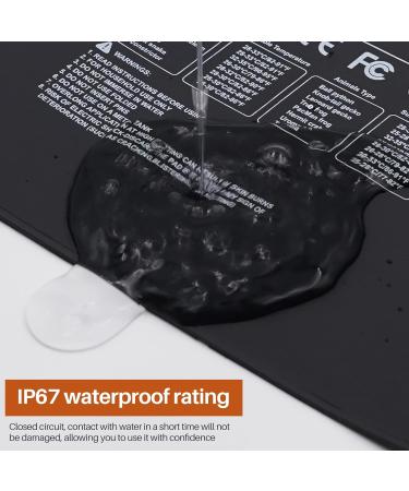 Reptile Heat Pad 6W Under Tank Terrarium Warmer Heating Mat and Digital Thermostat Controller for Turtles Lizards Frogs and Other Small Animals Multi Sizes - Buy Online on SooperMarket.com