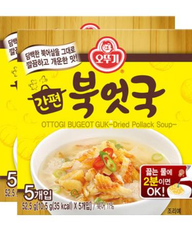 OTTOGI Bugeot Guk Dried Pollack Soup / 10.5g x 5ea / (2pack)