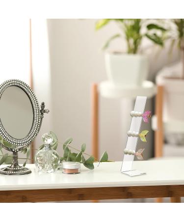 Clear Acrylic Hair Clip Display Stand - 8 Piece Organizer for Teen Girls - Buy Online on SooperMarket.com