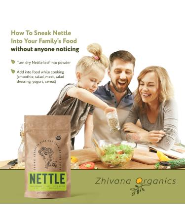 Organic Nettle Leaf Tea - Wild Stinging Nettle Herb for Detox and Allergy Relief - Buy Online on SooperMarket.com